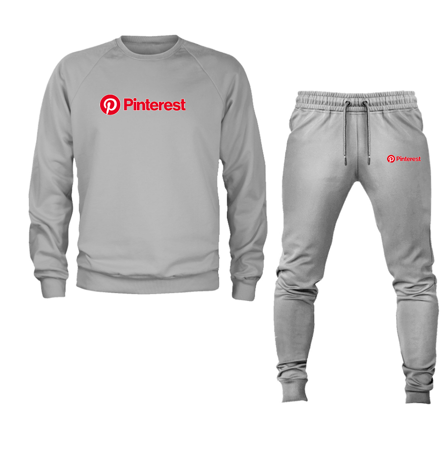 Men's Pinterest Crewneck Sweatshirt Joggers Set