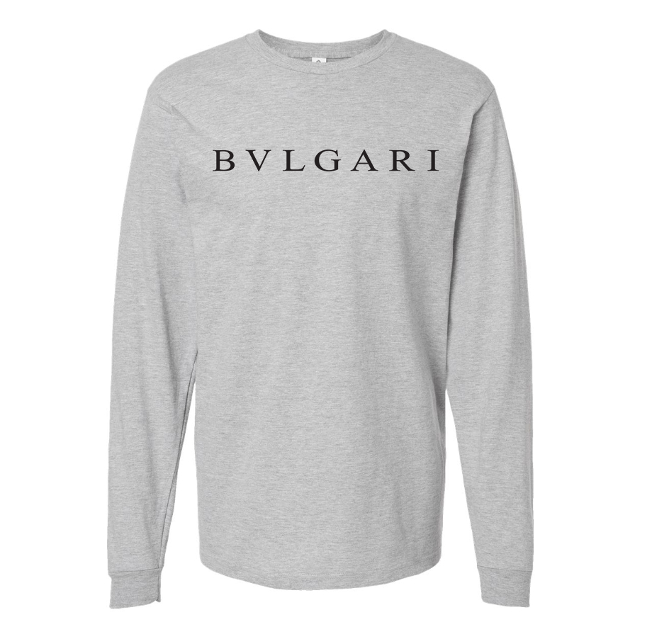 Men's BVLGARI Cotton Long Sleeve T-Shirt
