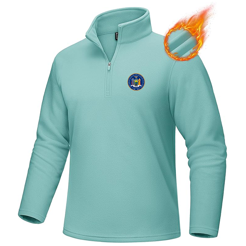 Men's New York MAGCOMSEN Quarter-Zip Pullover Polar Fleece Sweatshirt Stand Collar Long Sleeve Shirt for Men Thermal Winter Fall