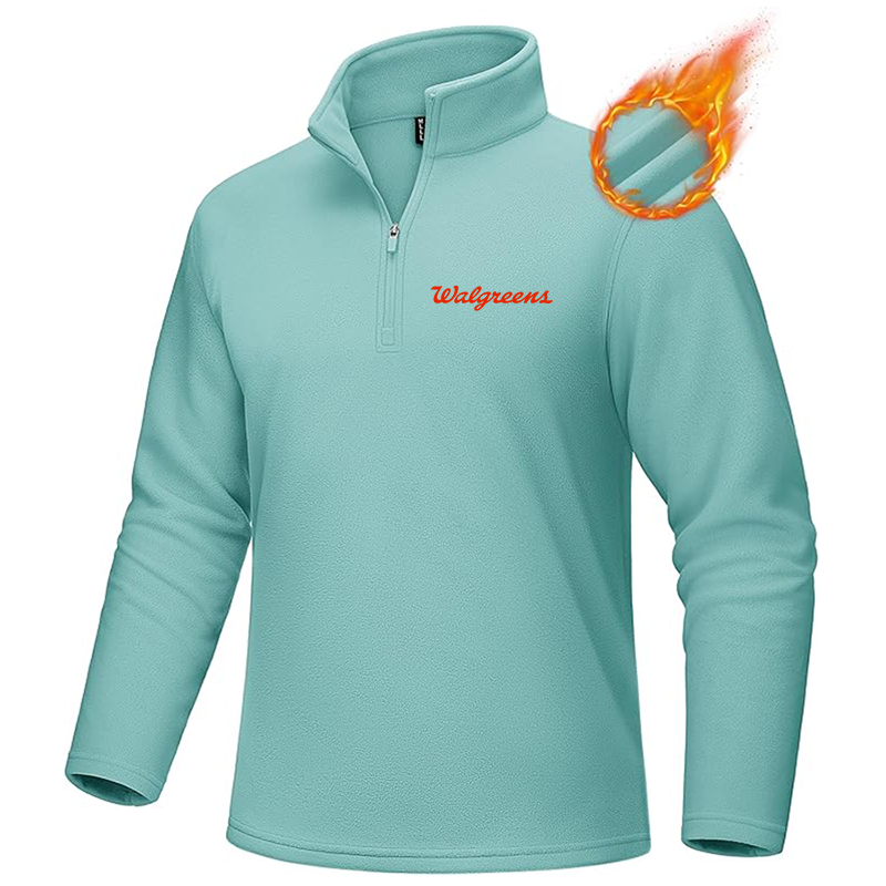 Men's Walgreens MAGCOMSEN Quarter-Zip Pullover Polar Fleece Sweatshirt Stand Collar Long Sleeve Shirt for Men Thermal Winter Fall