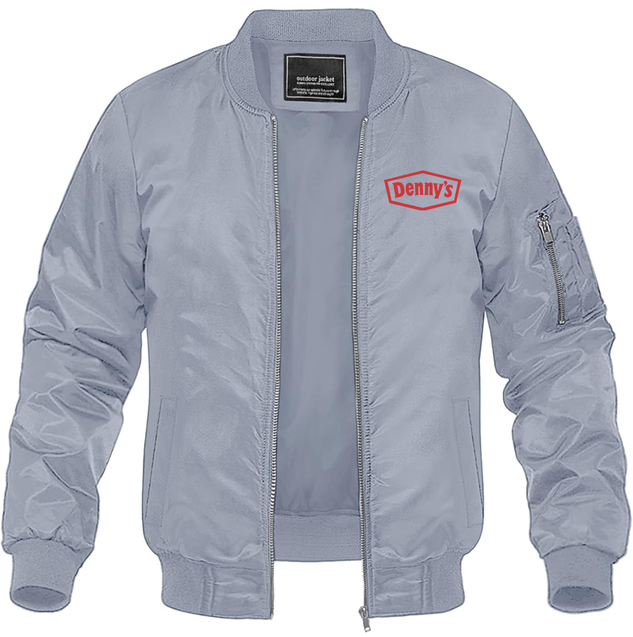 Men's Dennys Lightweight Bomber Jacket Windbreaker Casual Fall Spring Outdoor Coat