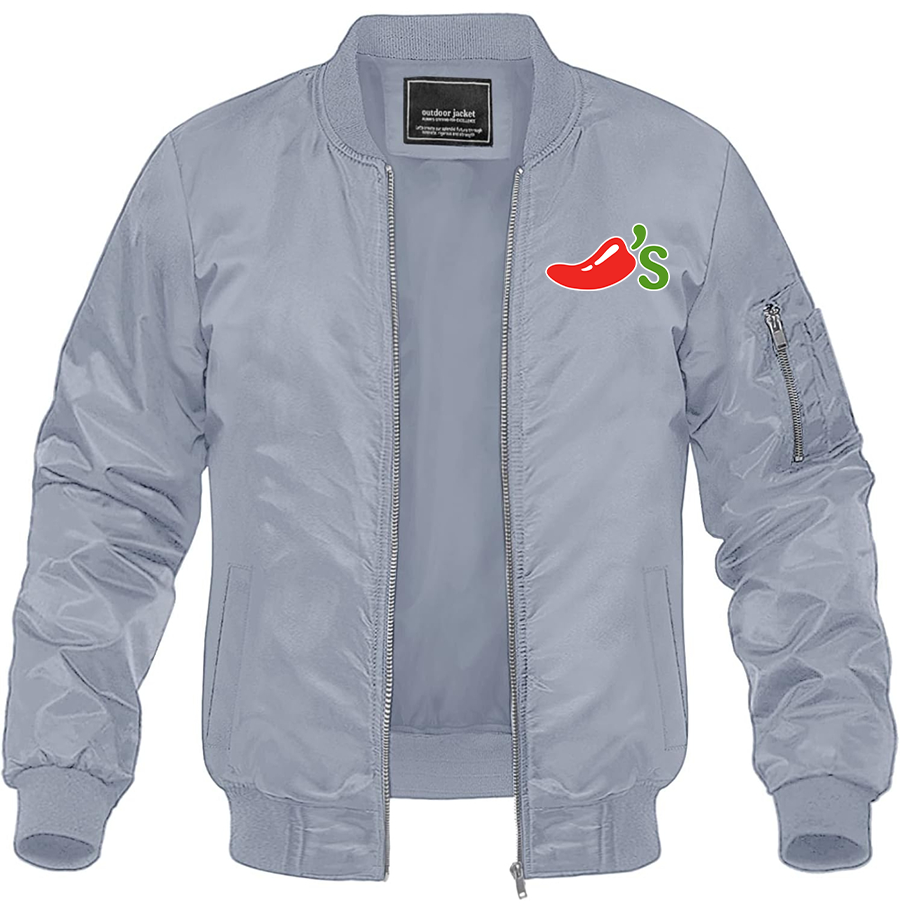 Men's Chilis Lightweight Bomber Jacket Windbreaker Casual Fall Spring Outdoor Coat