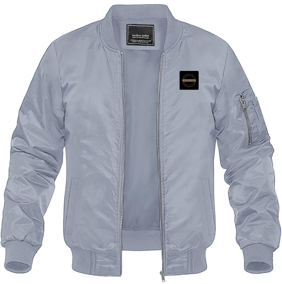 Men's Alphaland Lightweight Bomber Jacket Windbreaker Casual Fall Spring Outdoor Coat