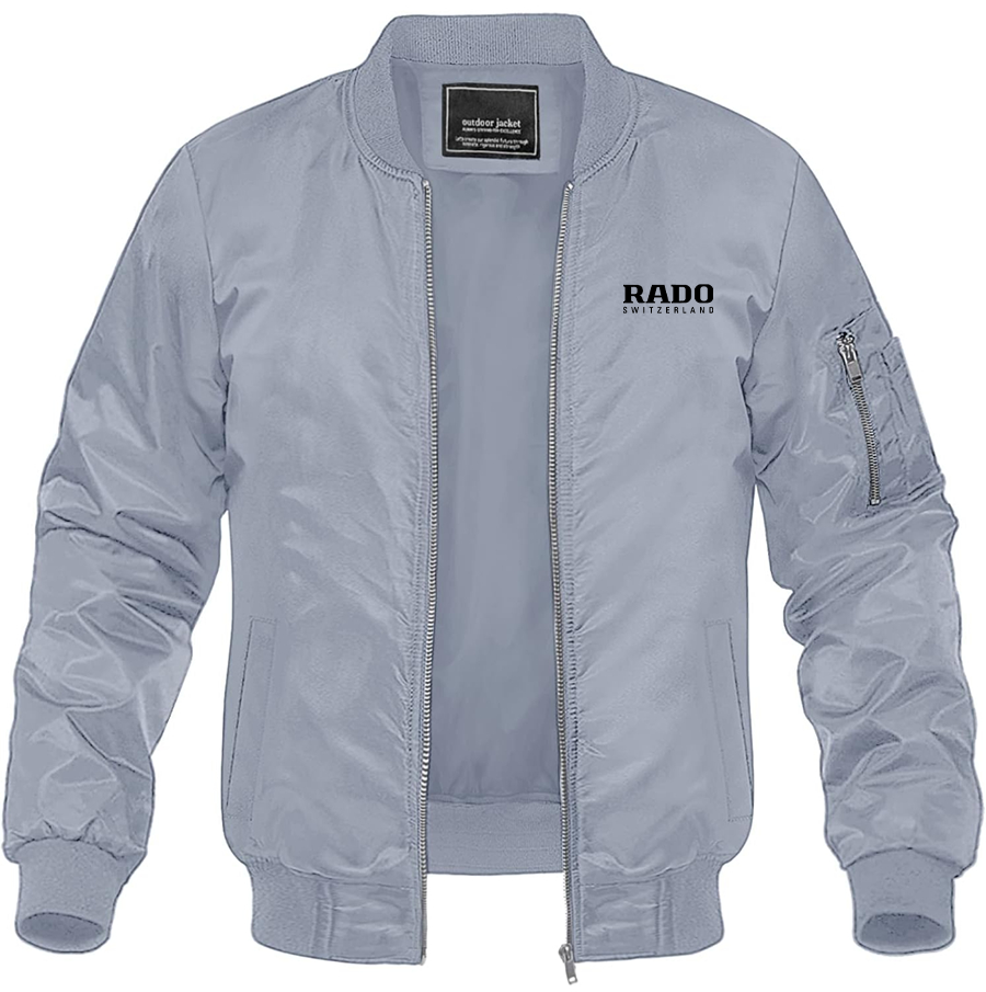 Men's Rado Lightweight Bomber Jacket Windbreaker Casual Fall Spring Outdoor Coat