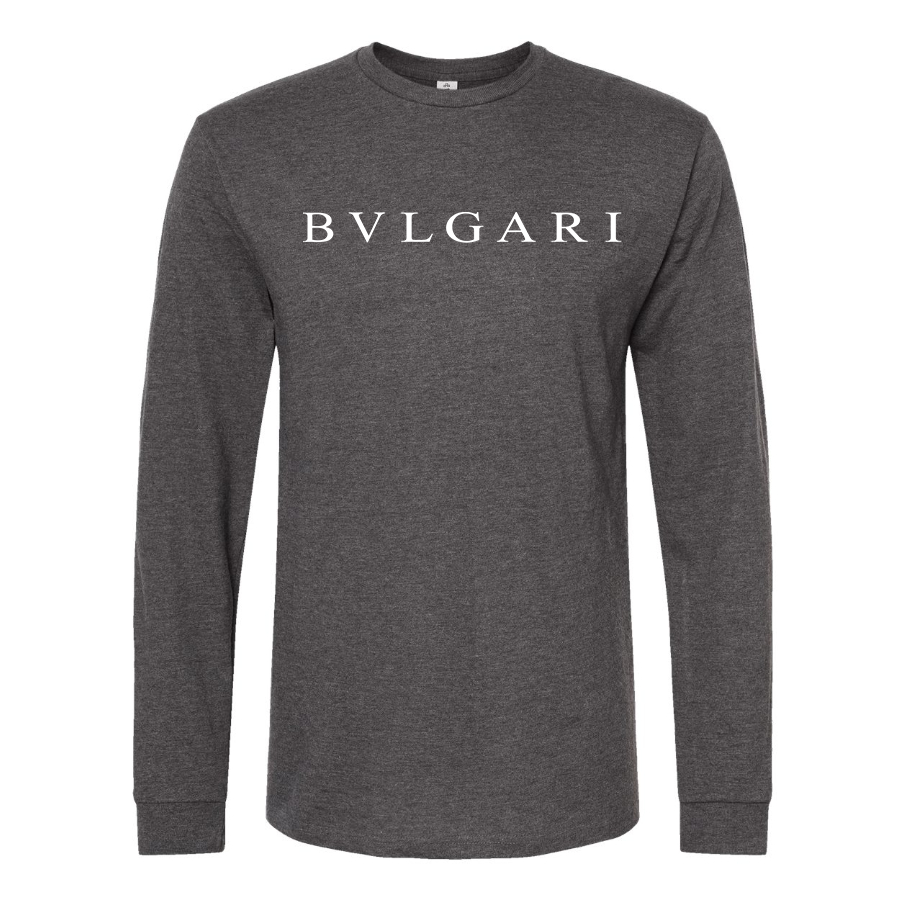 Men's BVLGARI Cotton Long Sleeve T-Shirt