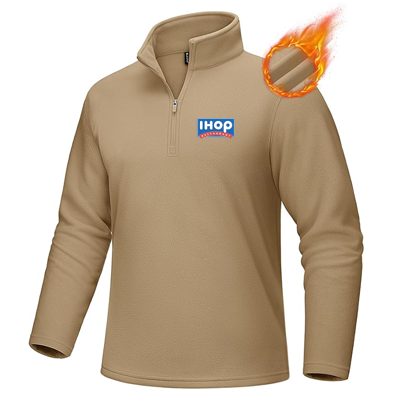 Men's ihop MAGCOMSEN Quarter-Zip Pullover Polar Fleece Sweatshirt Stand Collar Long Sleeve Shirt for Men Thermal Winter Fall