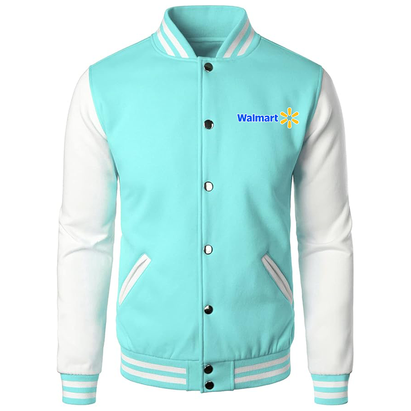 Men's Walmart Varsity Baseball Jacket Cotton Blend Letterman Jackets