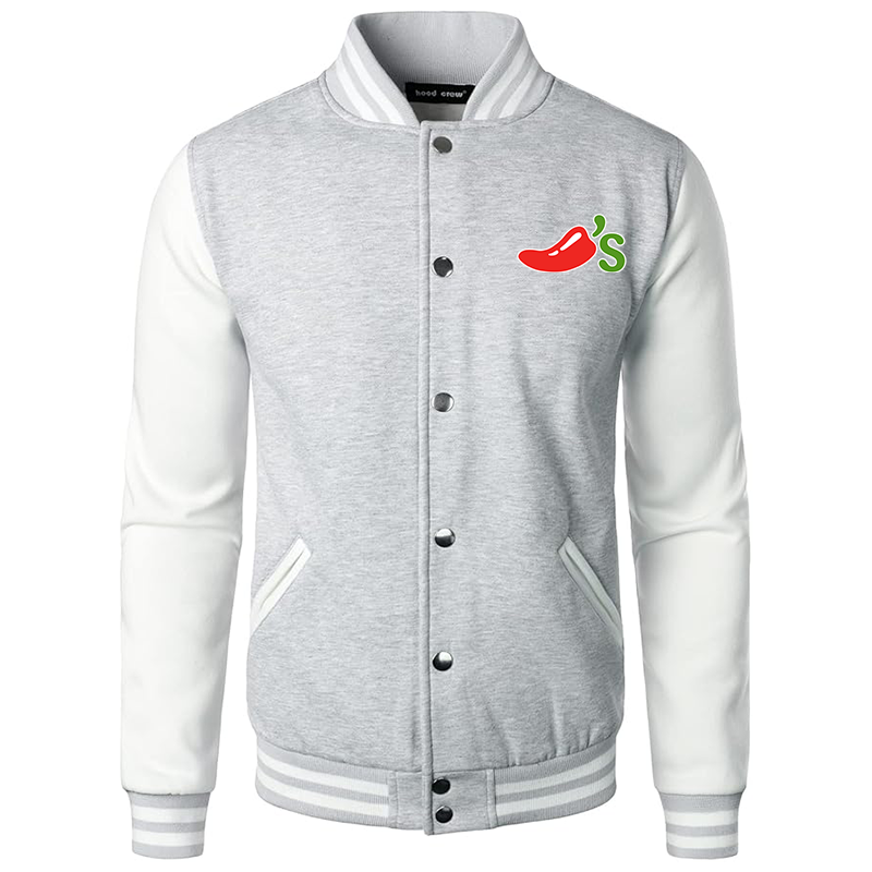 Men's Chilis Varsity Baseball Jacket Cotton Blend Letterman Jackets