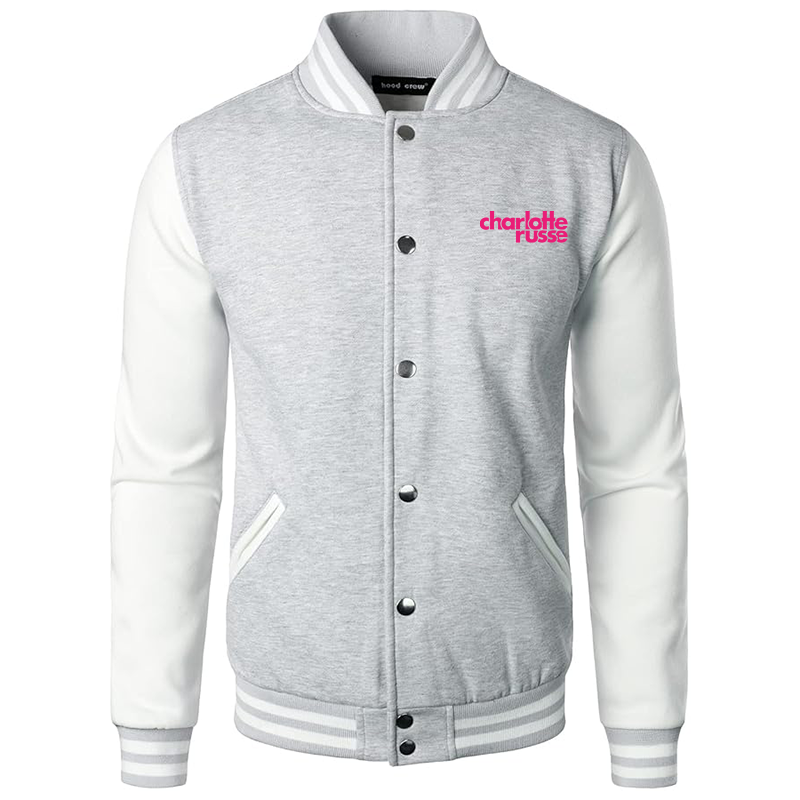 Men's Charlotte Russe Varsity Baseball Jacket Cotton Blend Letterman Jackets