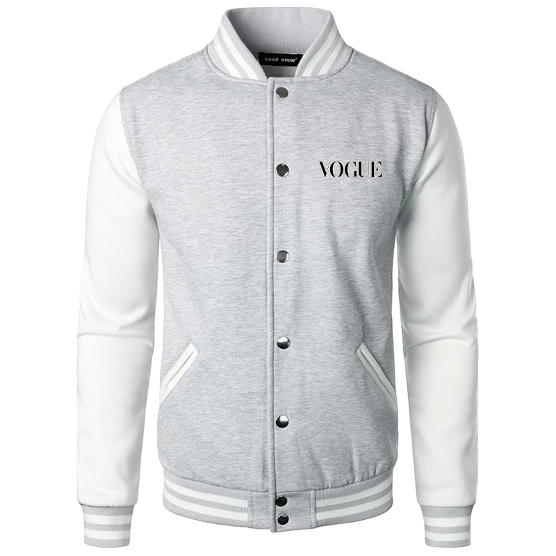 Men's Vogue Varsity Baseball Jacket Cotton Blend Letterman Jackets