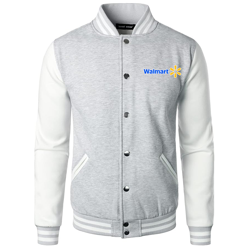 Men's Walmart Varsity Baseball Jacket Cotton Blend Letterman Jackets