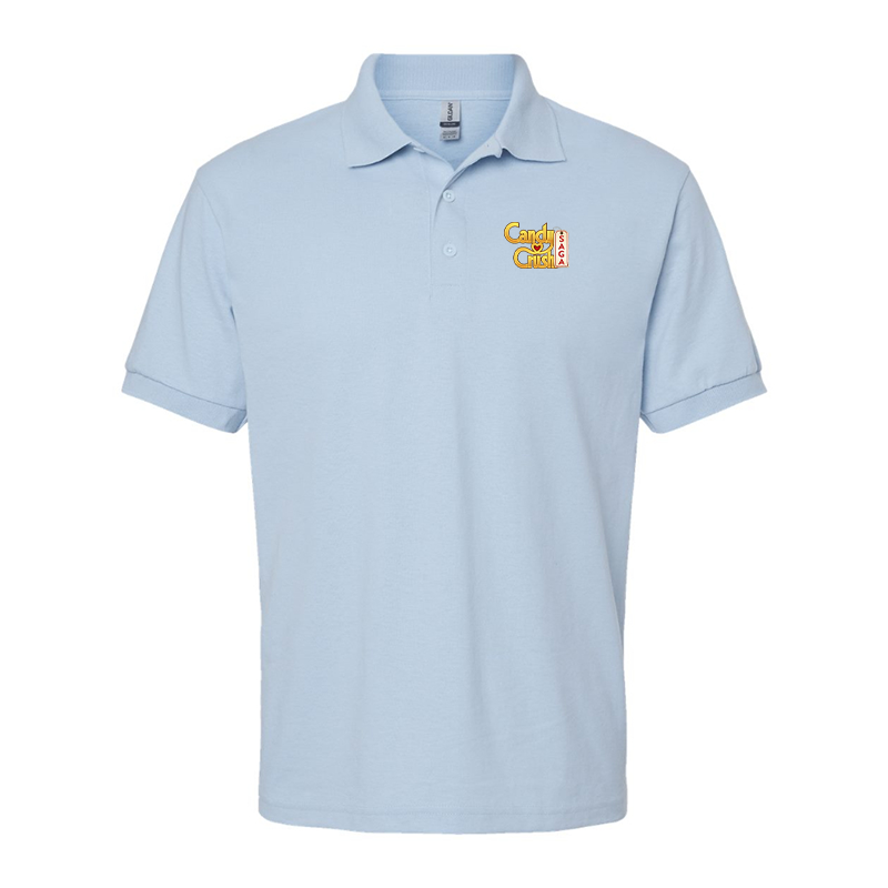 Men's Candy Crush Gildan Dry Blend Jersey Polo