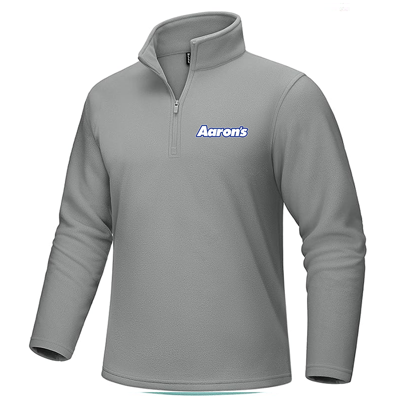 Men's Aarons MAGCOMSEN Quarter-Zip Pullover Polar Fleece Sweatshirt Stand Collar Long Sleeve Shirt for Men Thermal Winter Fall