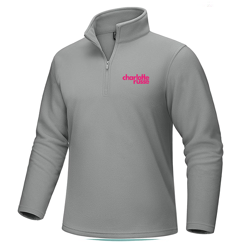 Men's Charlotte Russe MAGCOMSEN Quarter-Zip Pullover Polar Fleece Sweatshirt Stand Collar Long Sleeve Shirt for Men Thermal Winter Fall