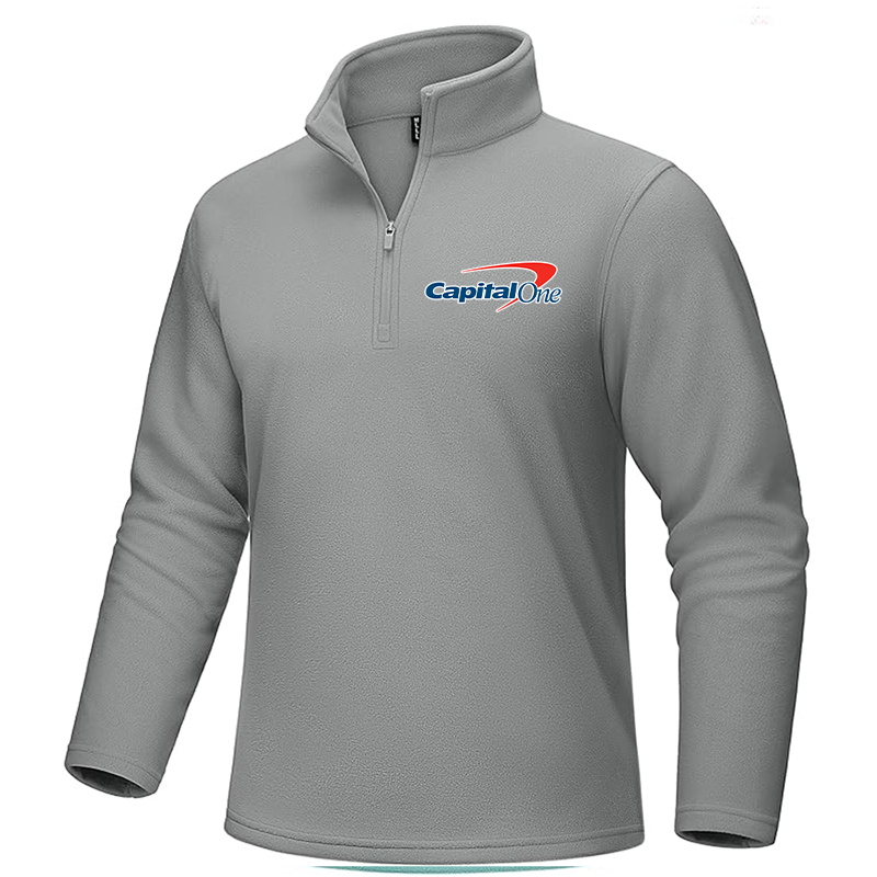 Men's Capital One MAGCOMSEN Quarter-Zip Pullover Polar Fleece Sweatshirt Stand Collar Long Sleeve Shirt for Men Thermal Winter Fall