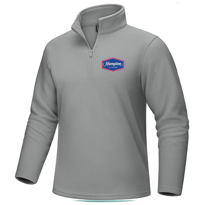 Men's Hampton MAGCOMSEN Quarter-Zip Pullover Polar Fleece Sweatshirt Stand Collar Long Sleeve Shirt for Men Thermal Winter Fall