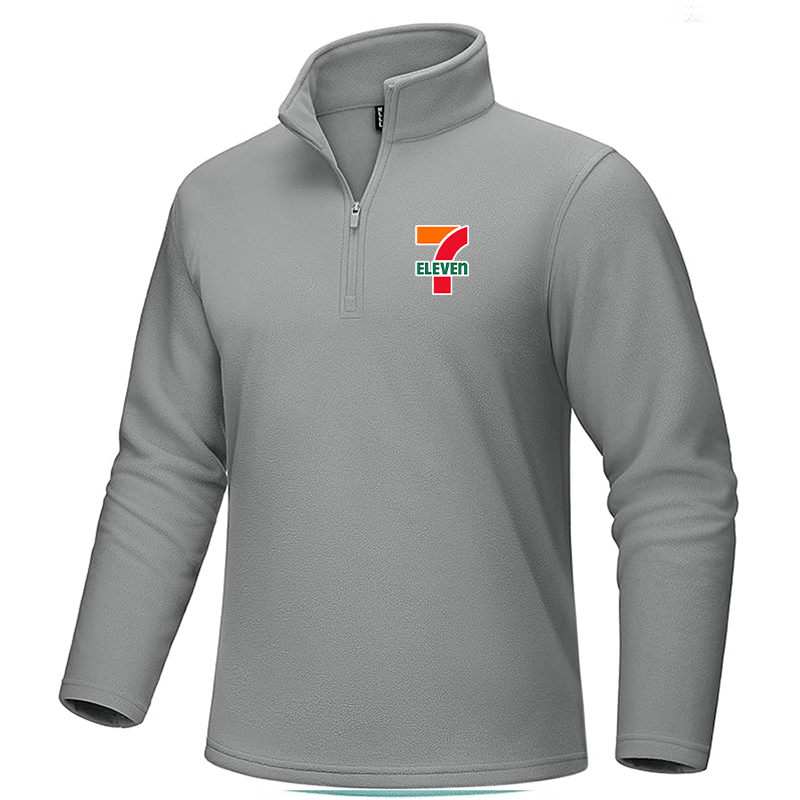 Men's 7-Eleven MAGCOMSEN Quarter-Zip Pullover Polar Fleece Sweatshirt Stand Collar Long Sleeve Shirt for Men Thermal Winter Fall