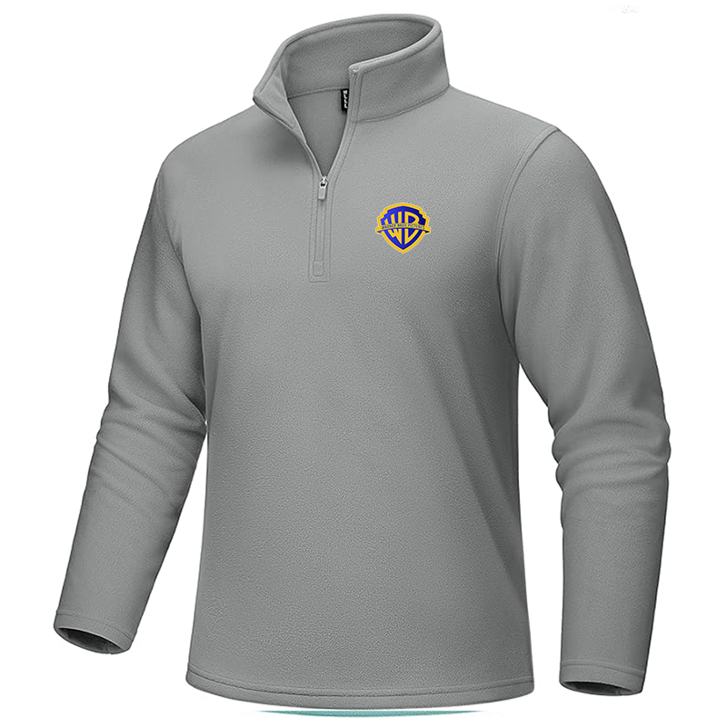 Men's Warner Bros MAGCOMSEN Quarter-Zip Pullover Polar Fleece Sweatshirt Stand Collar Long Sleeve Shirt for Men Thermal Winter Fall