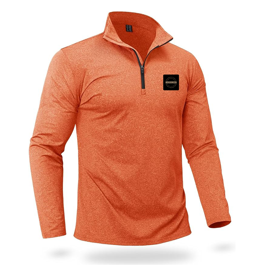 Men's Alphaland Quarter Zip Pullover Premium Fleece Lined Heather Long Sleeve Golf Shirts Midweight 1/4 Half Zip Sweatshirts