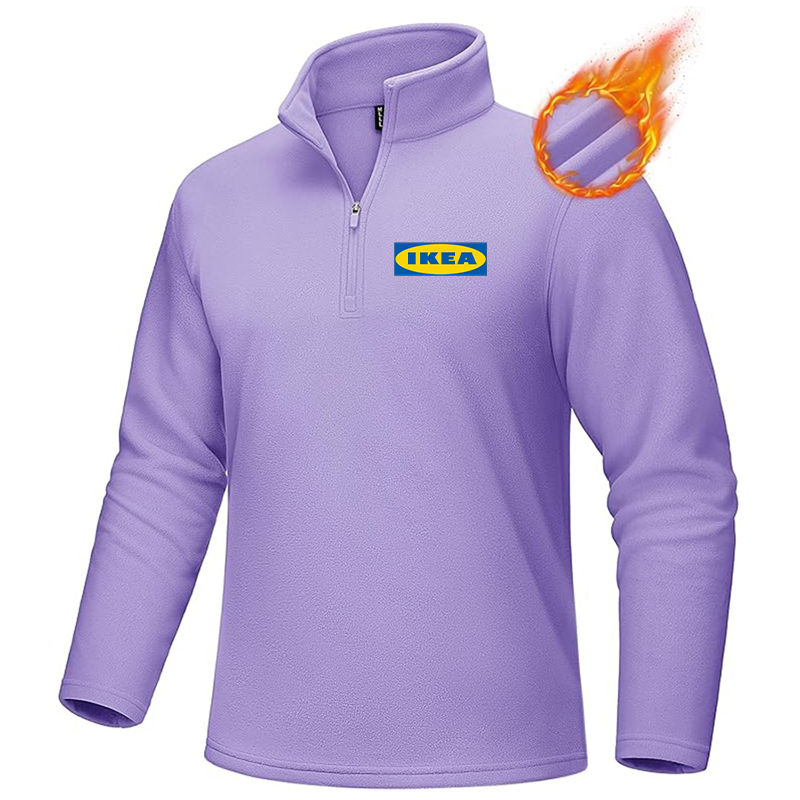 Men's IKEA MAGCOMSEN Quarter-Zip Pullover Polar Fleece Sweatshirt Stand Collar Long Sleeve Shirt for Men Thermal Winter Fall