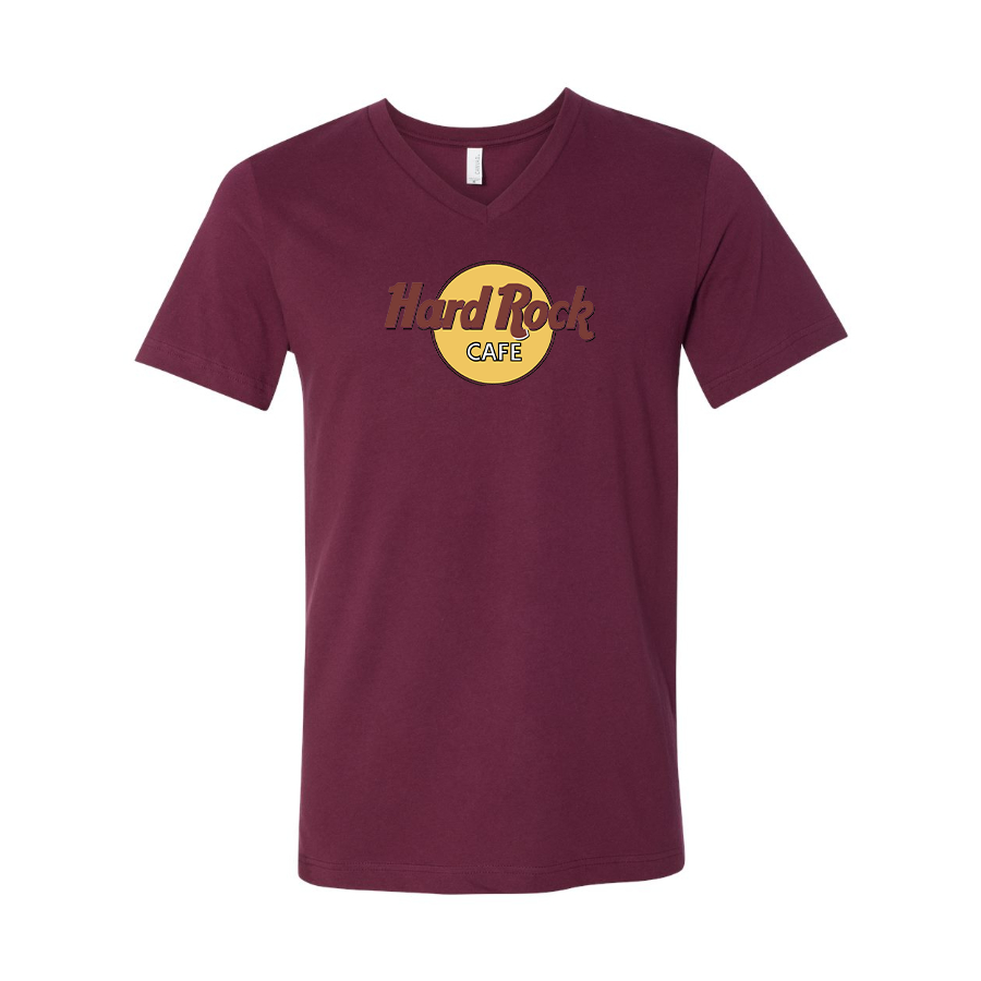 Men's Hard Rock Cafe BELLA CANVAS Jersey V-Neck Tee
