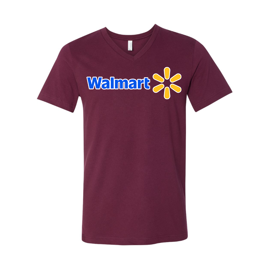 Men's Walmart BELLA CANVAS Jersey V-Neck Tee
