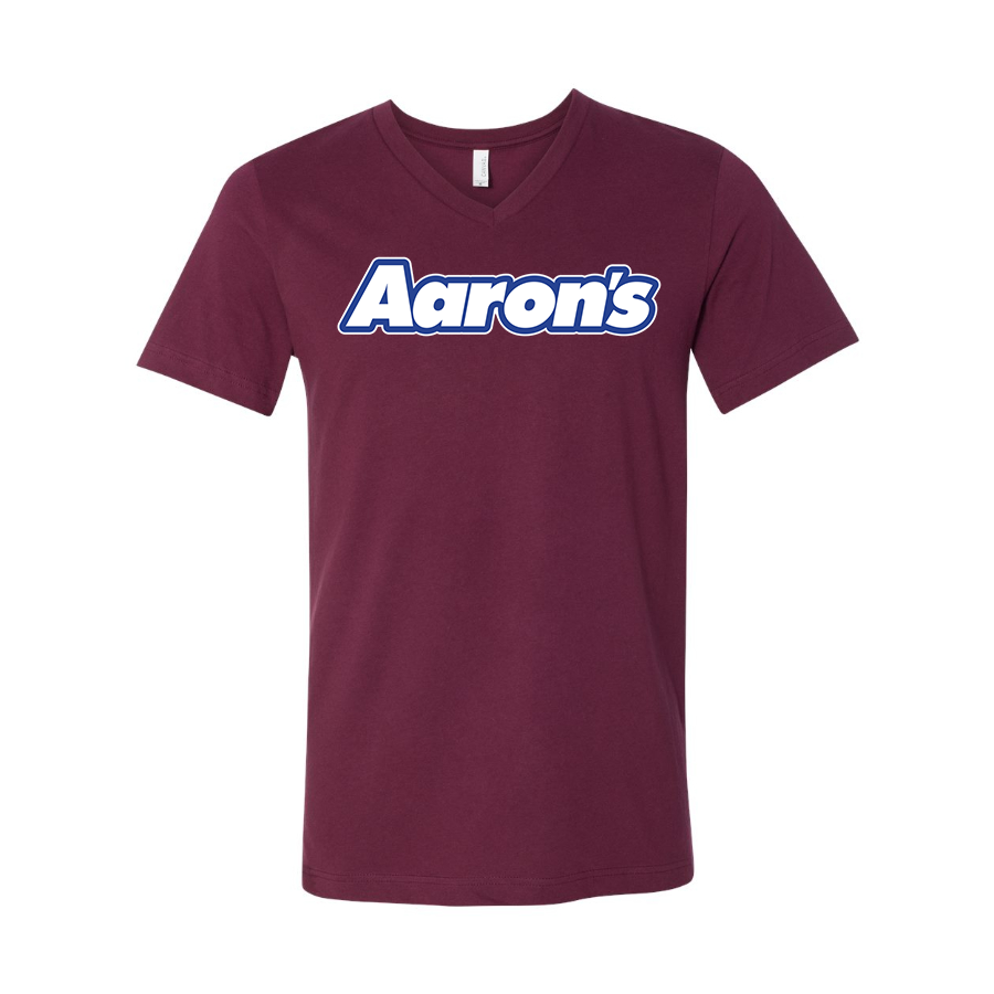 Men's Aarons BELLA CANVAS Jersey V-Neck Tee