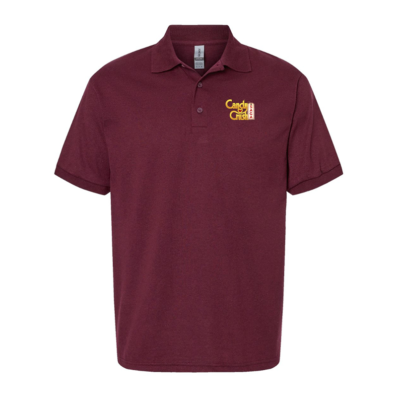 Men's Candy Crush Gildan Dry Blend Jersey Polo