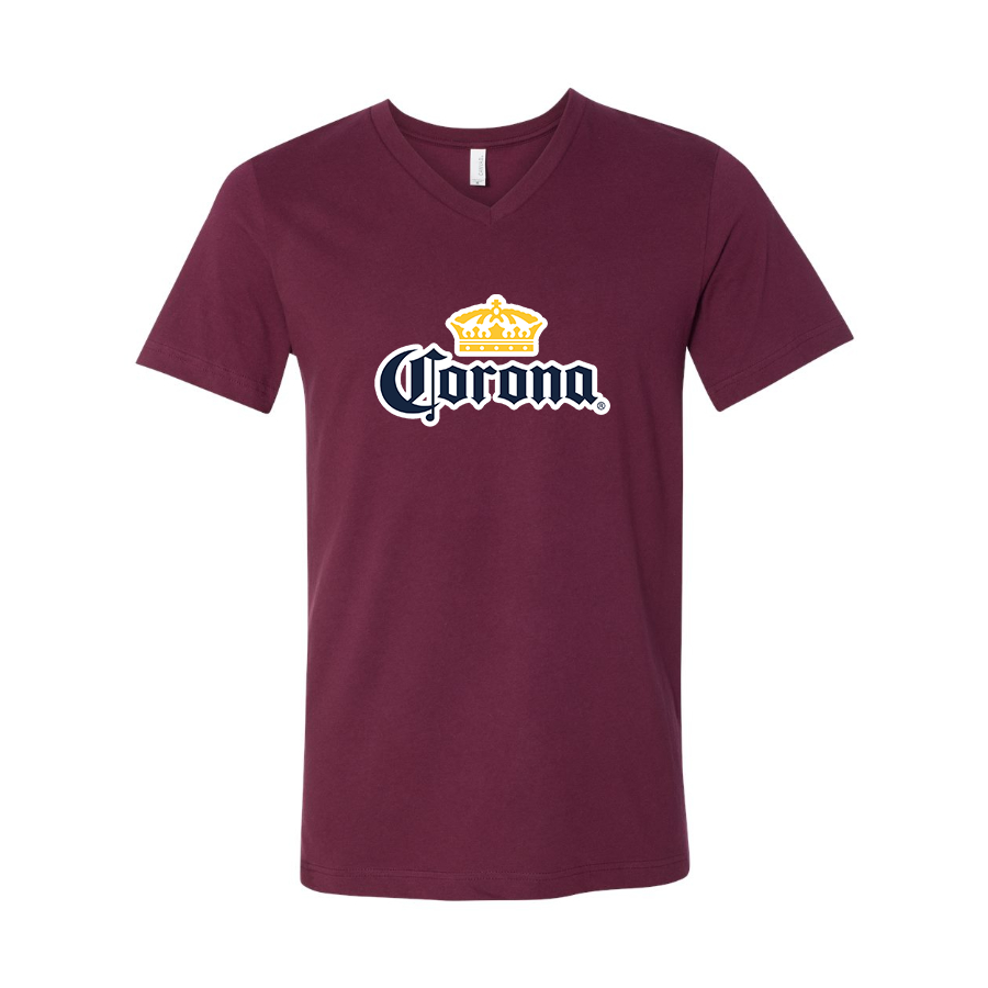 Men's Corona BELLA CANVAS Jersey V-Neck Tee