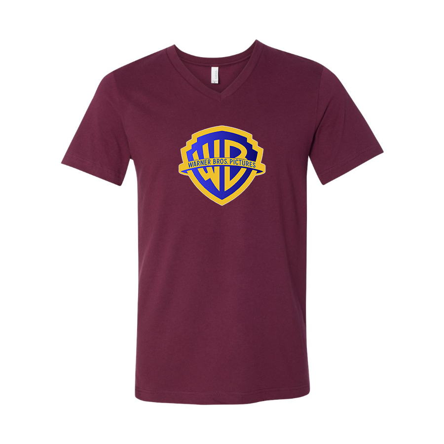 Men's Warner Bros BELLA CANVAS Jersey V-Neck Tee