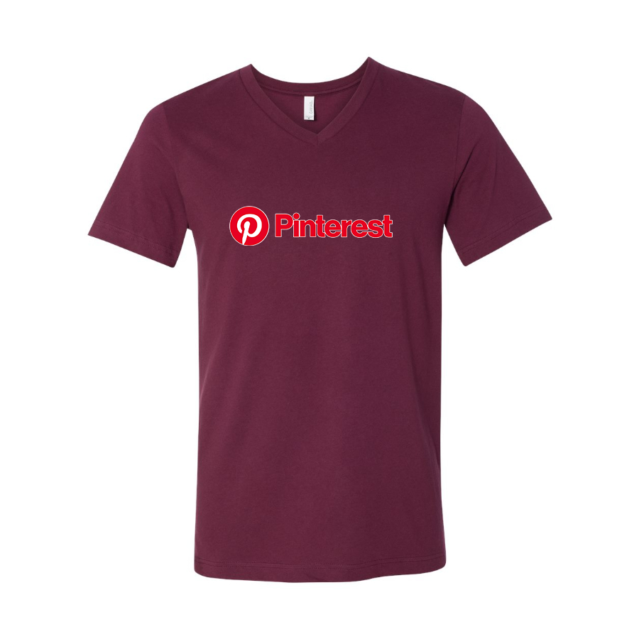 Men's Pinterest BELLA CANVAS Jersey V-Neck Tee