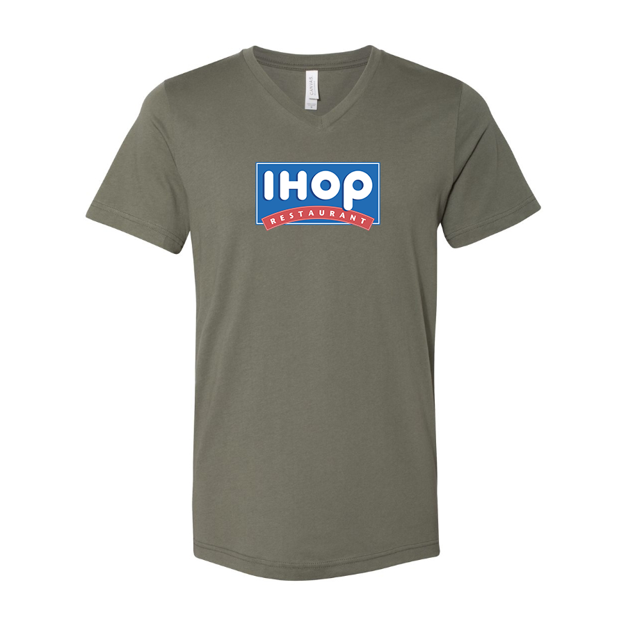 Men's ihop BELLA CANVAS Jersey V-Neck Tee