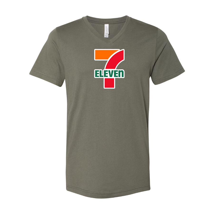 Men's 7-Eleven BELLA CANVAS Jersey V-Neck Tee