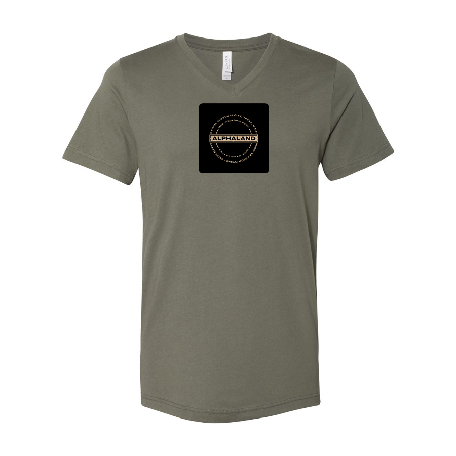 Men's Alphaland BELLA CANVAS Jersey V-Neck Tee