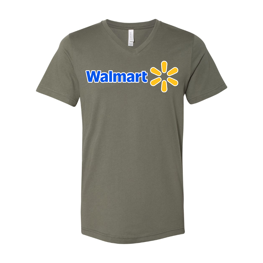 Men's Walmart BELLA CANVAS Jersey V-Neck Tee