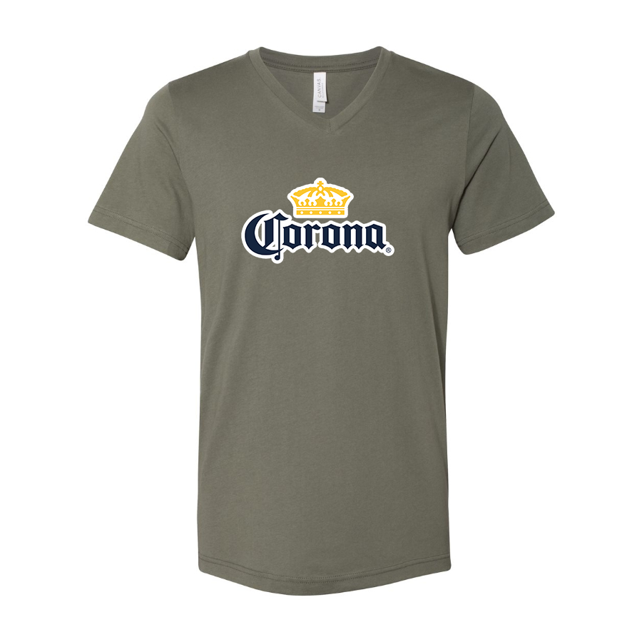 Men's Corona BELLA CANVAS Jersey V-Neck Tee