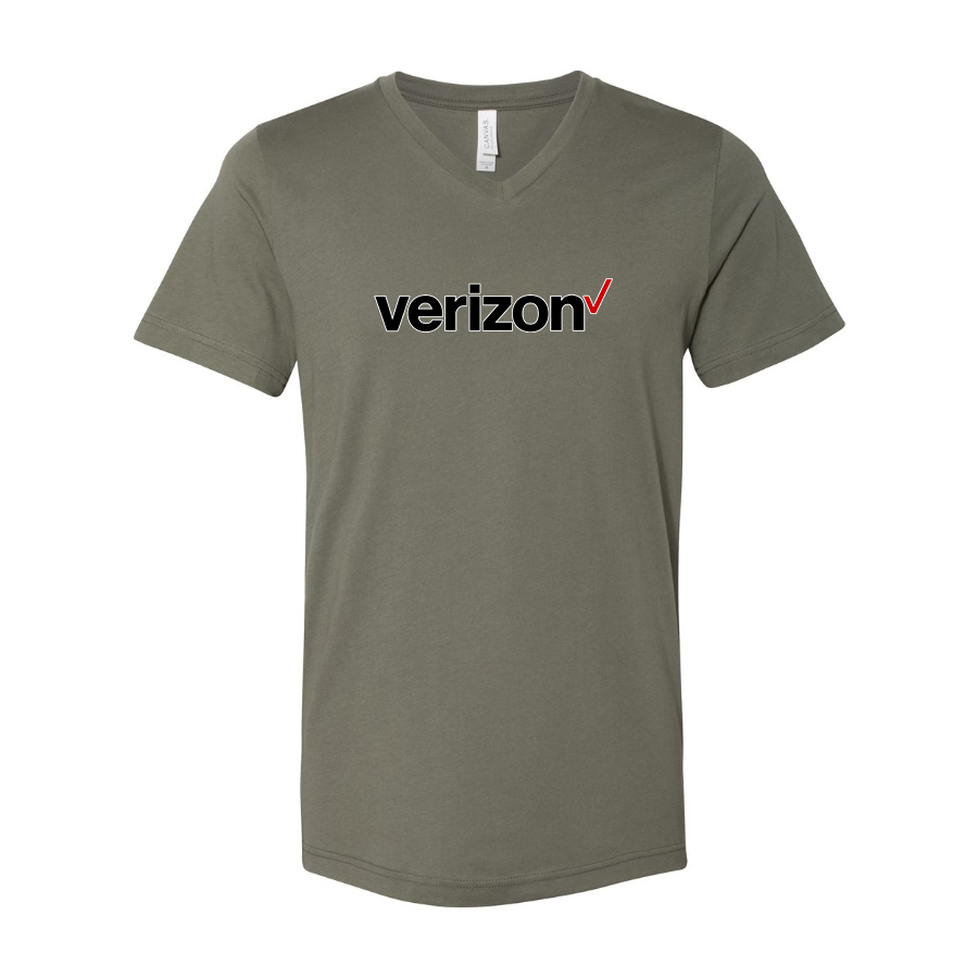 Men's Verizon BELLA CANVAS Jersey V-Neck Tee