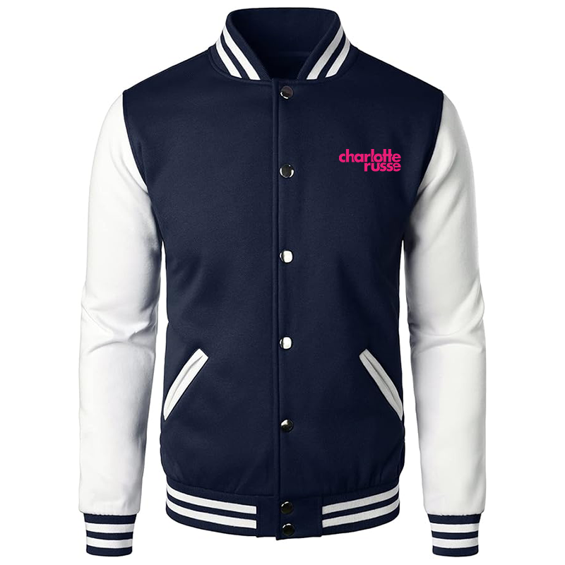 Men's Charlotte Russe Varsity Baseball Jacket Cotton Blend Letterman Jackets