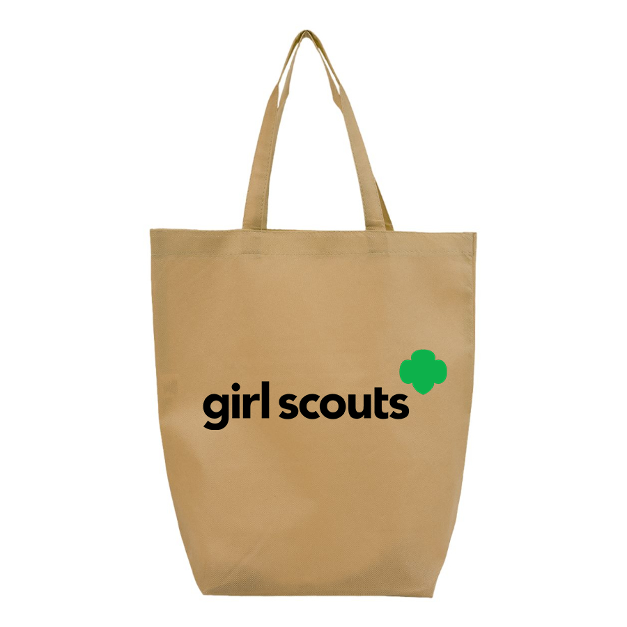 Girl Scouts Q-Tees Non-Woven Gusset Bottom Tote