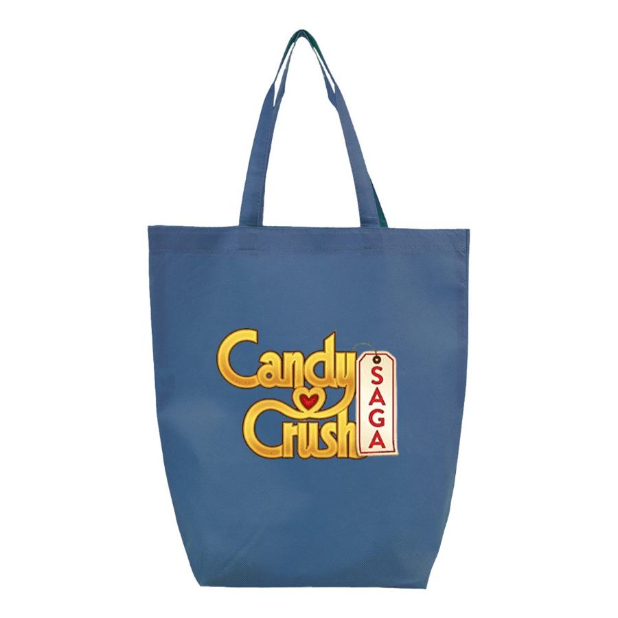 Candy Crush Q-Tees Non-Woven Gusset Bottom Tote