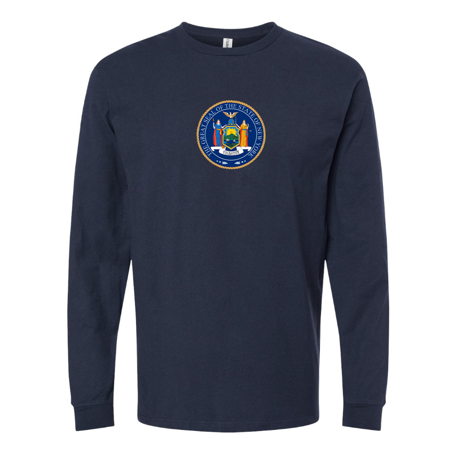 Men's New York Cotton Long Sleeve T-Shirt