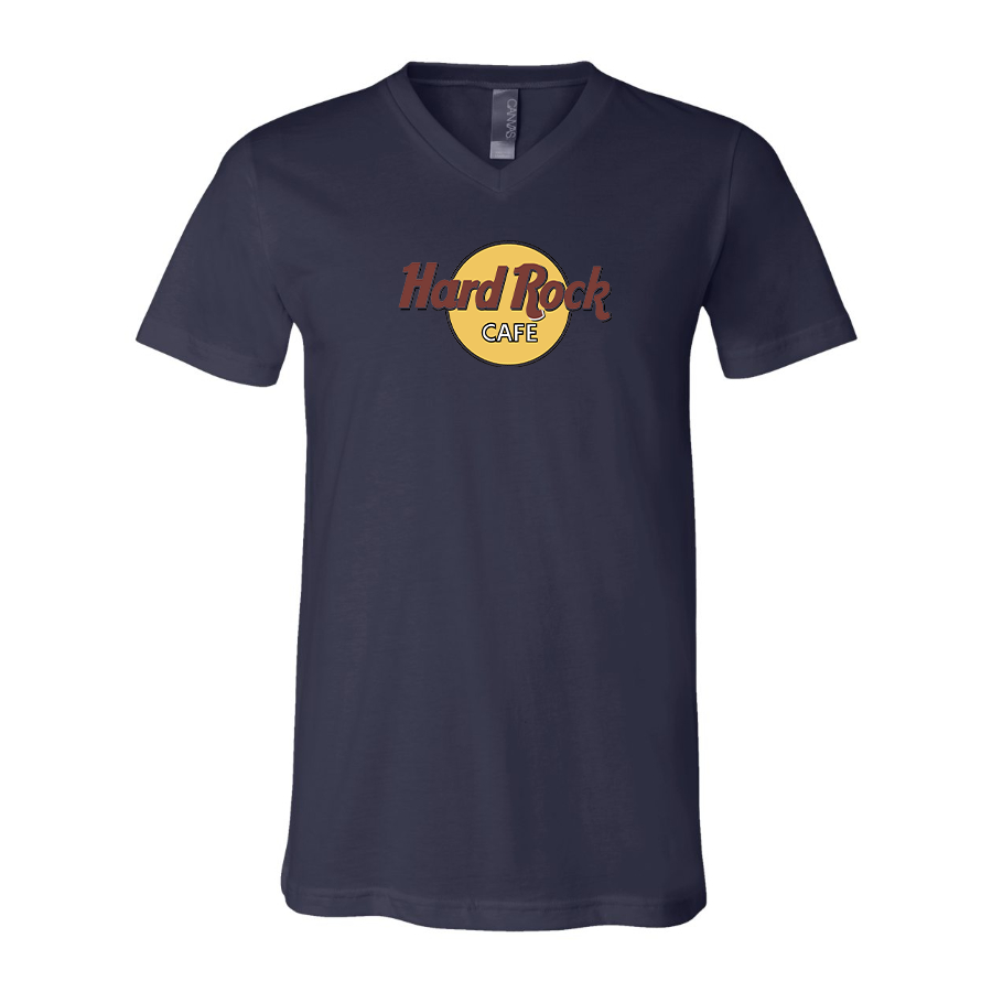 Men's Hard Rock Cafe BELLA CANVAS Jersey V-Neck Tee