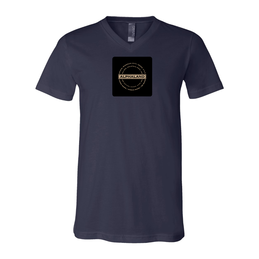 Men's Alphaland BELLA CANVAS Jersey V-Neck Tee