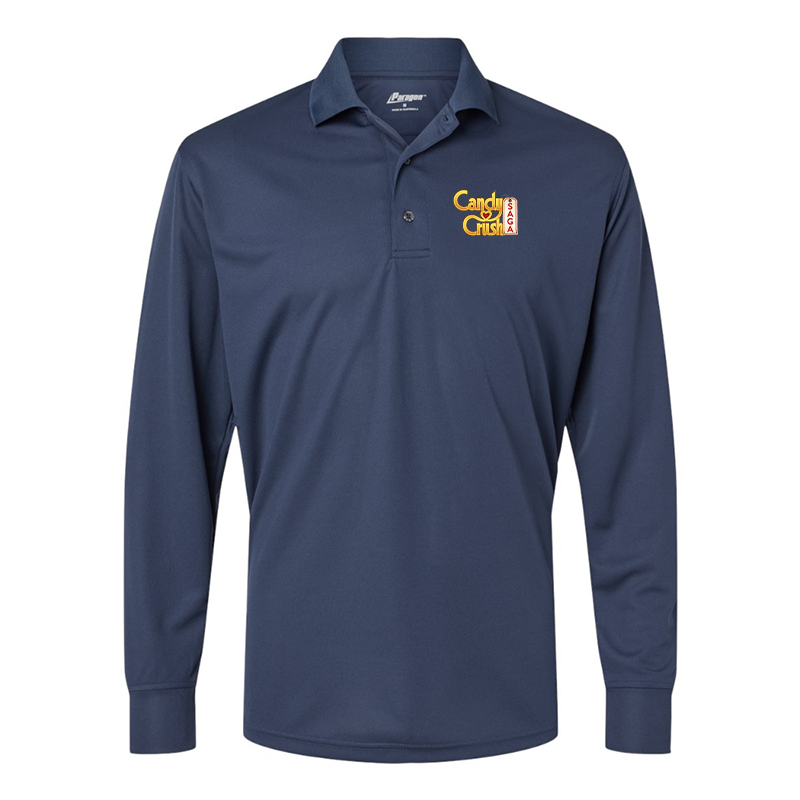 Men's Candy Crush Paragon Prescott Long Sleeve Polo