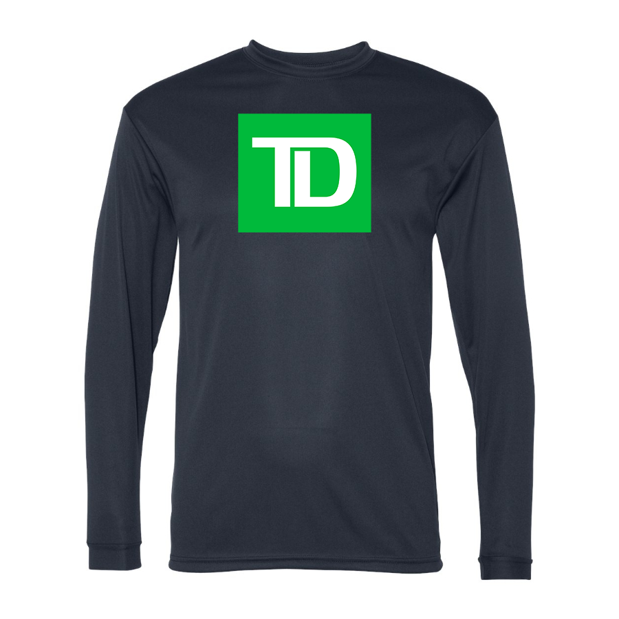 Men's TD Bank Polyester Long Sleeve T-Shirt