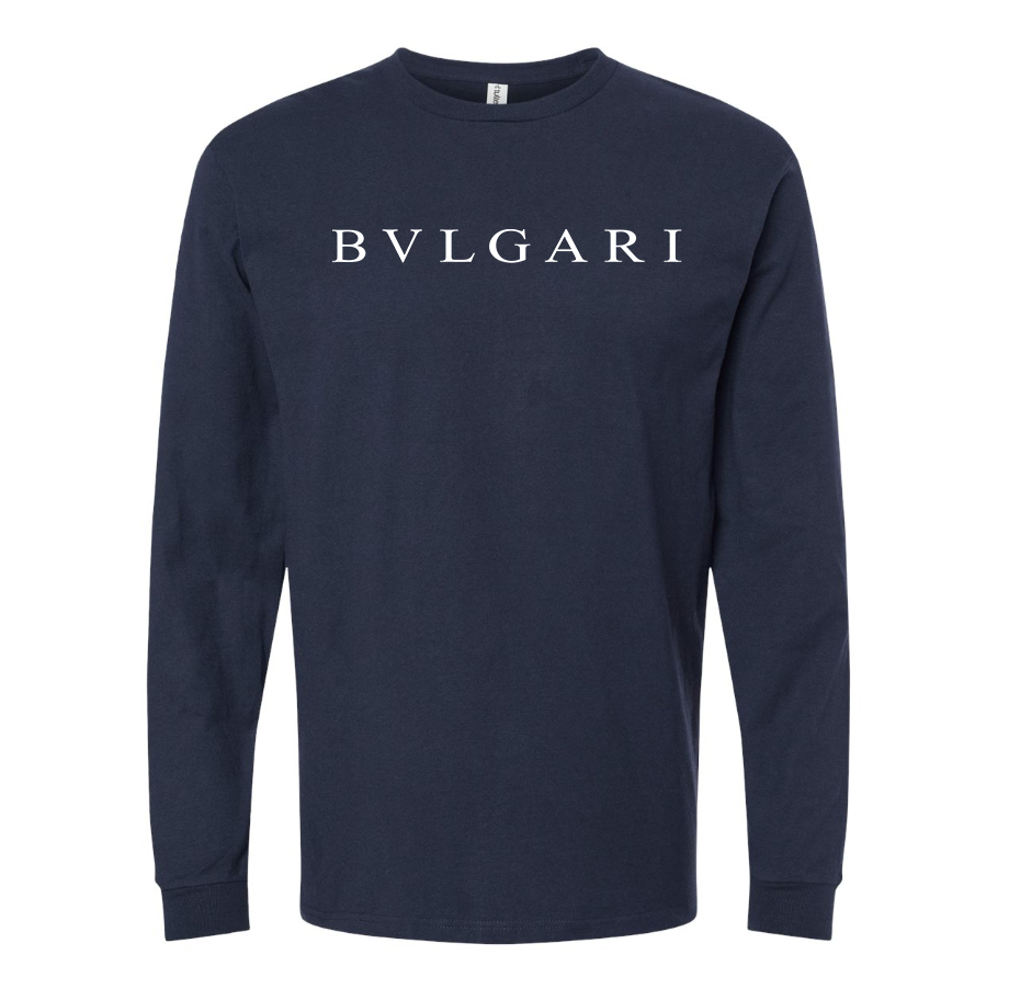 Men's BVLGARI Cotton Long Sleeve T-Shirt