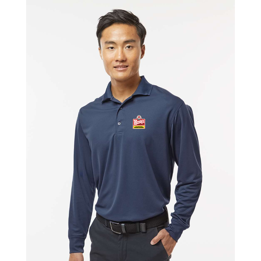 Men's Wendy's Paragon Prescott Long Sleeve Polo