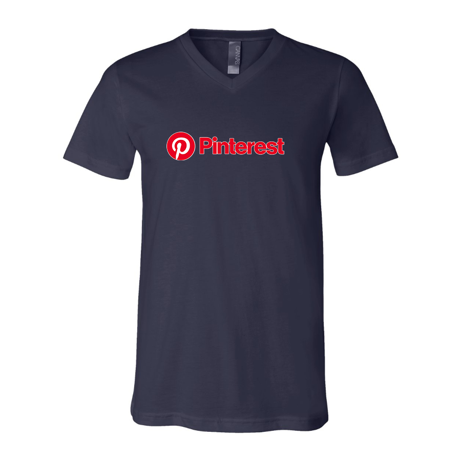 Men's Pinterest BELLA CANVAS Jersey V-Neck Tee