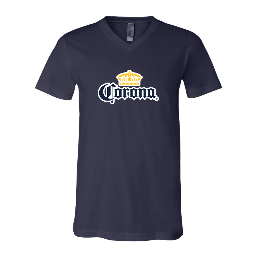 Men's Corona BELLA CANVAS Jersey V-Neck Tee