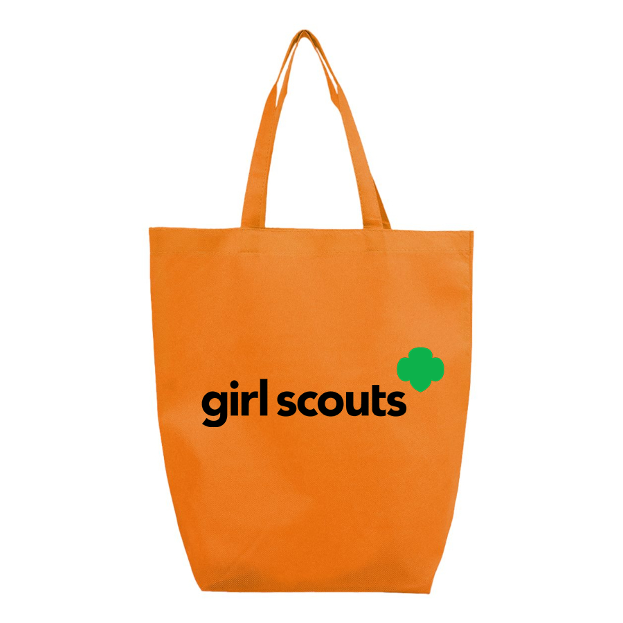 Girl Scouts Q-Tees Non-Woven Gusset Bottom Tote